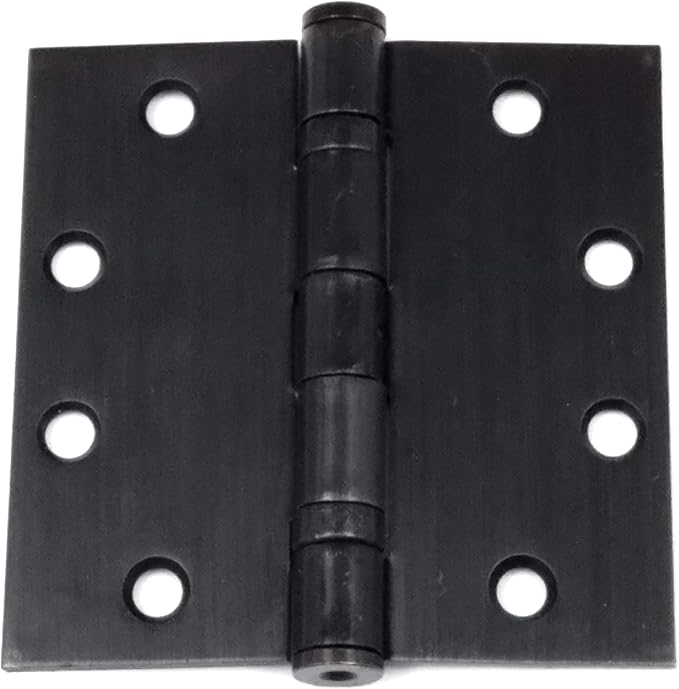 Heavy Duty 4.5 Inch Square Corner Ball Bearing Oil Rubbed Bronze 2-Pack - Image 2