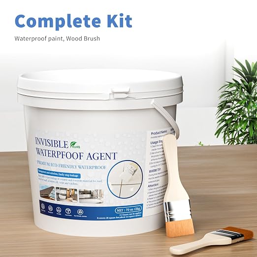 Liquid Waterproof Sealant, 70 Oz Invisible Waterproof Agent, Transparent - Image 9