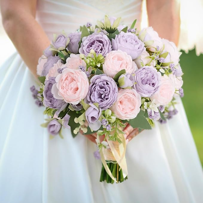 8 Packs Peonies Artificial Flowers - Image 5