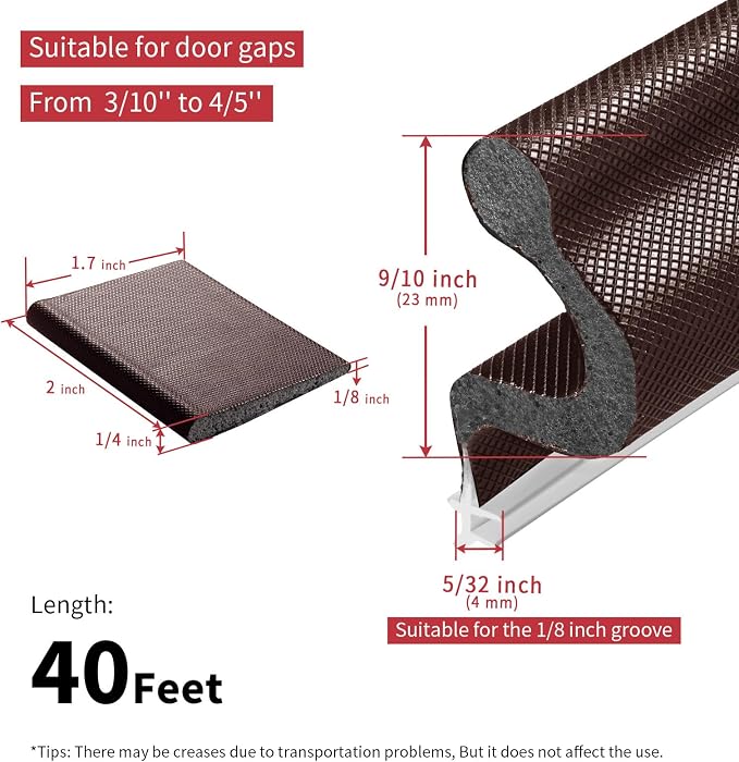 40 Feet Kerf Door Weather Stripping Seal - Image 5