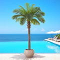 6FT Artificial Coconut Palm, Faux Coconut Silk Palm Tree in Pot | Thick Trunk by FloraFairy-StylishArtificialPlantsandPlanter