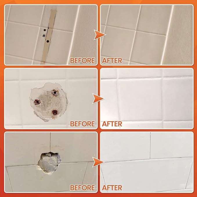 Tile Repair Kit Pure White, Floor Ceramic & Porcelain Tile Chip Repair Kit | - Image 4