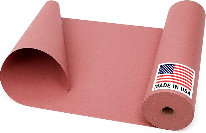 Floor Protection Paper 18" x 166' Red Rosin Paper Roll by Paclord