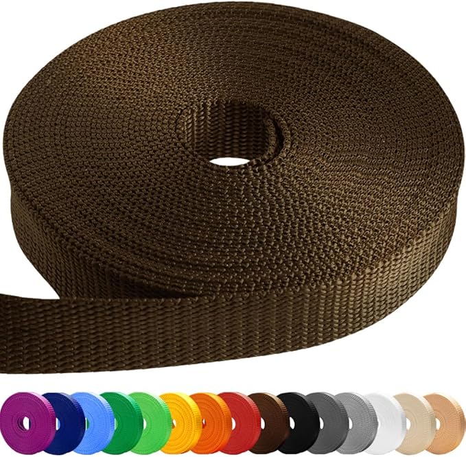 Webbing Strap, 3/4" to 2", 10-50 Yds, EDC gear, backpack repair and pet dog by TECEUM