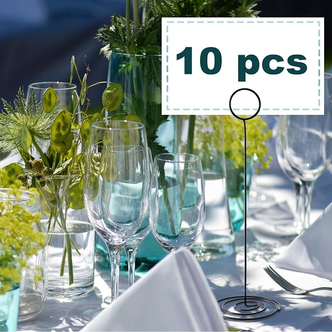 Table Number Holders, Photo Holder | Picture Holder, Cards Stand Name Menu Clips - Image 3