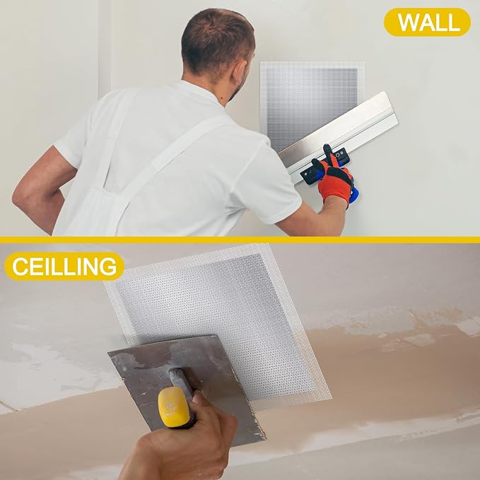 Yaocom 4 Pcs 12x12 Inch Drywall Repair Kit Self Adhesive Mesh Drywall Repair - Image 7