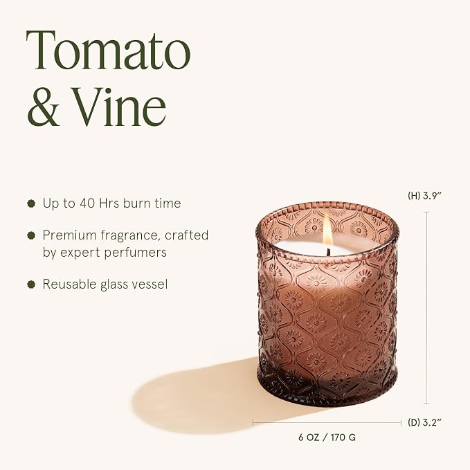 LA JOLIE MUSE Tomato & Vine Scented Candles - Image 5