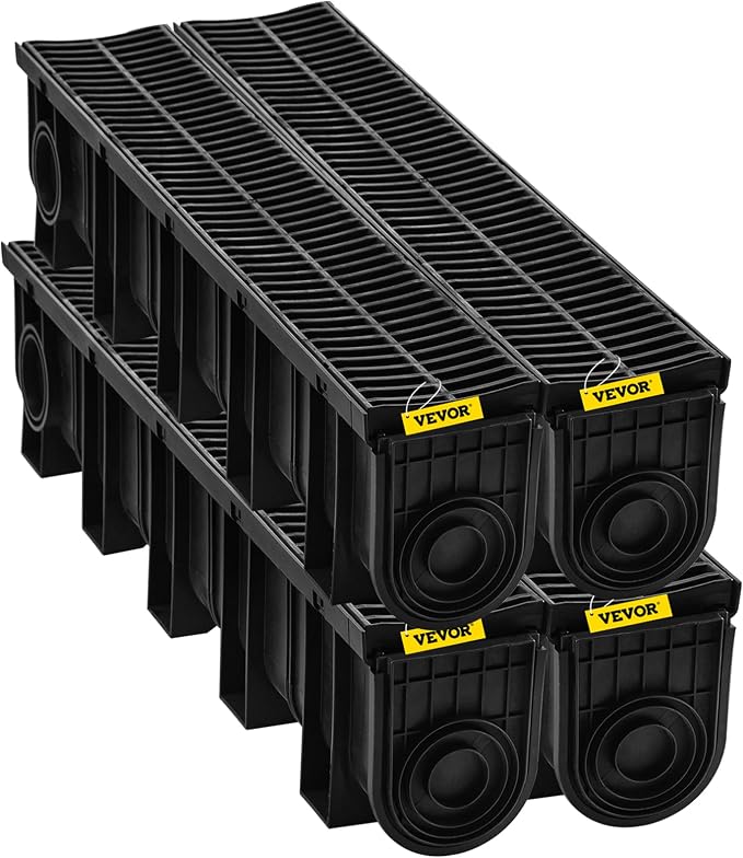 VEVOR Trench Drain System 4 Pack, Channel Drain - Image 10