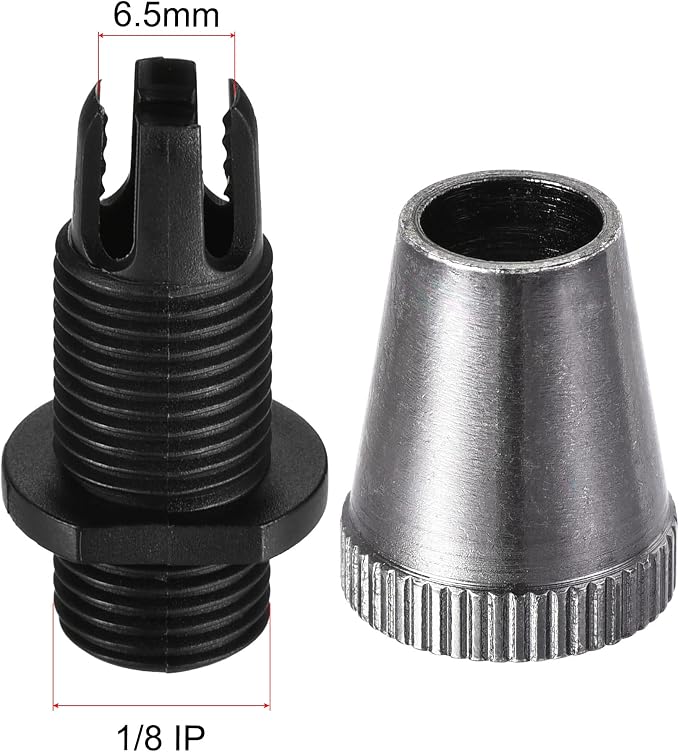 uxcell Cable Glands Strain Relief Cord Connector Grips Metal Black 10Pcs - Image 3