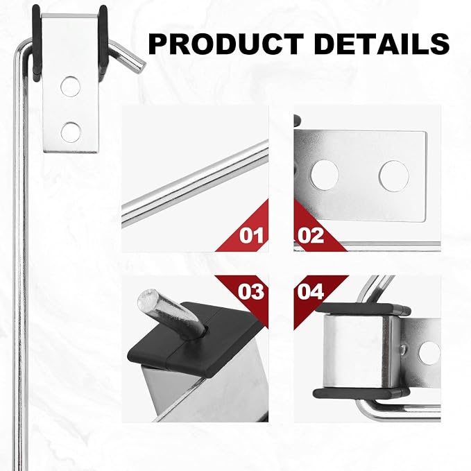 4-Pack 3/8" Rod 10" Long Universal Exhaust Hanger Kit | Universal Exhaust - Image 2