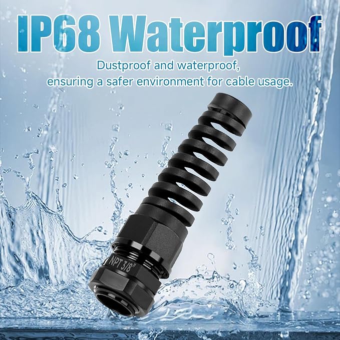 Cable Glands Nylon Cable Gland Waterproof joints - Image 3