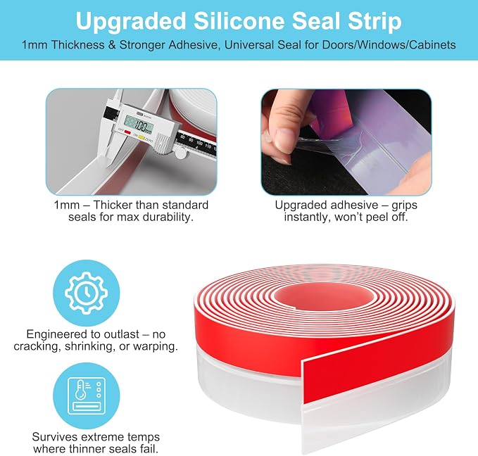 Elvone Weather Stripping Door Seal - Image 3