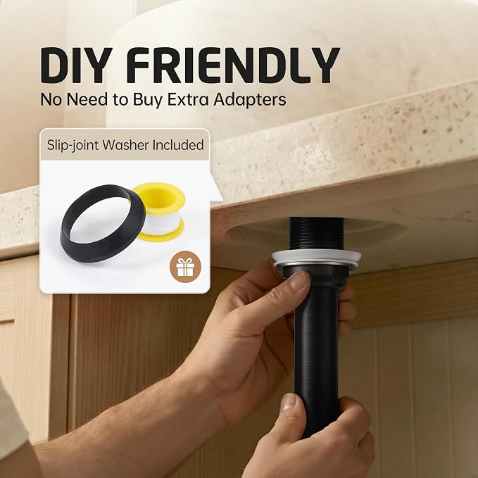 KES Oil Rubbed Bronze Bathroom Sink Drain - Image 9