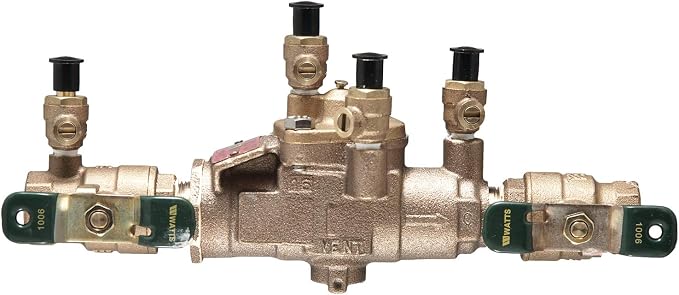 Watts 3/4" Lead Free Reduced Pressure Zone Assembly, Quarter Turn Shutoff Valves by Watts+Water+Technologies