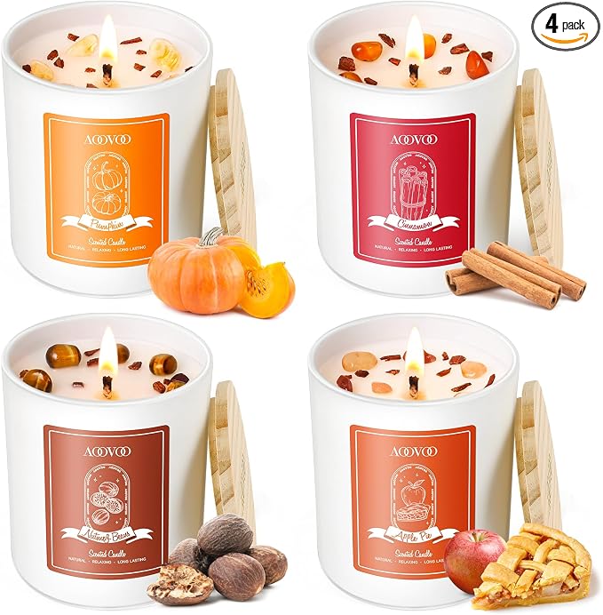 AOOVOO Fall Candles Set for Women by AOOVOO