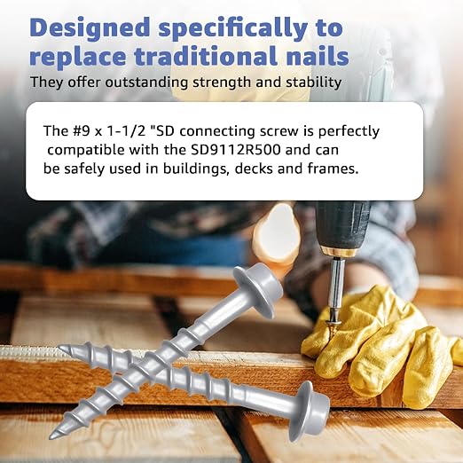 Connector Screws #9 x 1-1/2"Structural Screws/Joist Hanger Screws | - Image 6