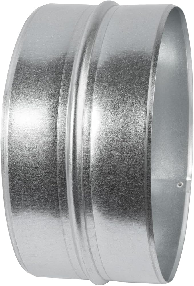 Vent Systems 8'' Inch Galvanized Steel Duct Connector by VentSystems