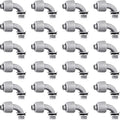 BBTO 24 Pieces 1/2 Inch Liquid Tight Connector Flexible Non Metallic Electrical by BBTO