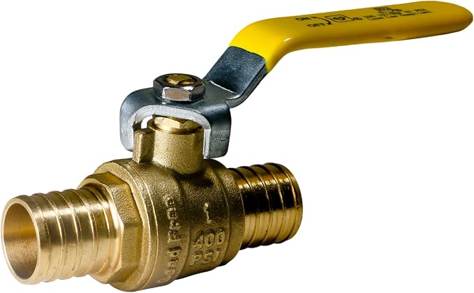 10 Pack XFITTING Pex Barb 1 Inch Ball Valve - Image 3