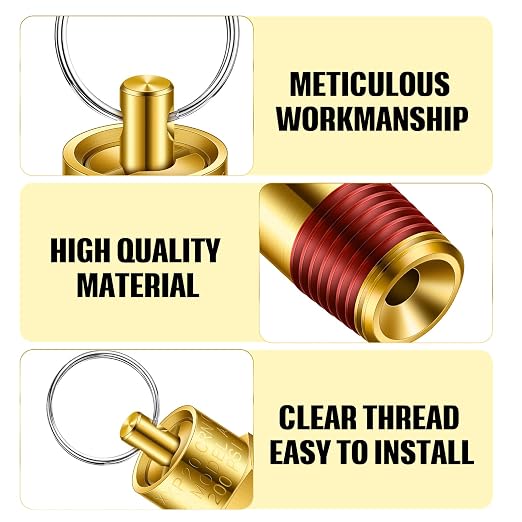 Therwen 4 Pcs Air Compressor Parts Replacement and Air Gauge Set, 1/4" Npt - Image 4