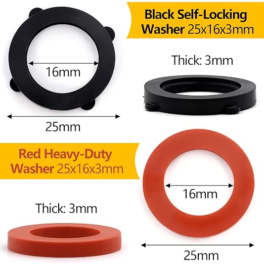160 Pieces Hose Bib Washer & Faucet Washers Assorted Kit 14 Sizes | Includes - Image 3