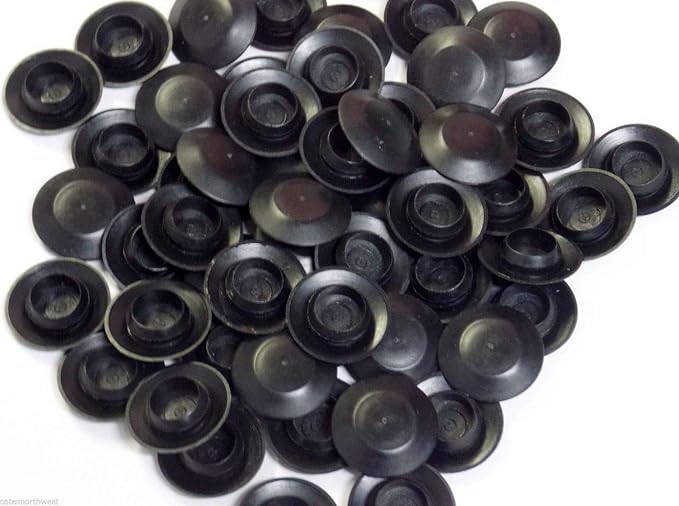 90 Piece Flush Mount Black Hole Plug Assortment - Image 9