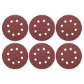 HARFINGTON 20 Pcs 5 Inch Sanding Discs 180 Grit Red Aluminum Oxide 8 Hole | by HARFINGTON