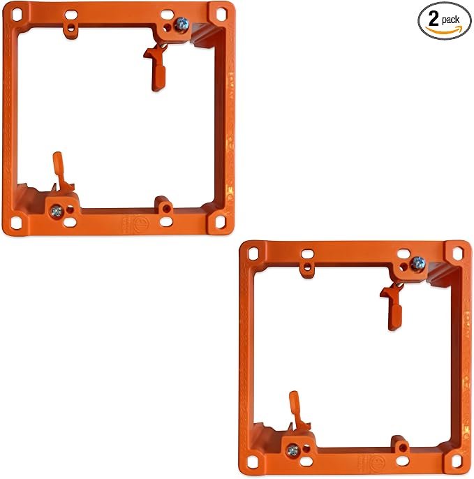 BestMounts Low Voltage Mounting Bracket 2 Gang, 2 Pack by BestMounts