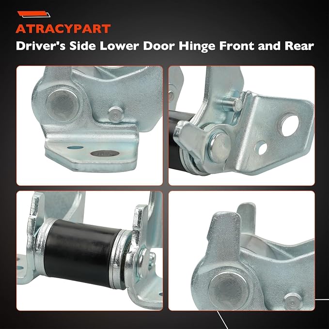 Front Lower Door Hinge Driver & Passenger Side, Left and Right | Compatible - Image 3