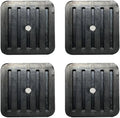 4 Pack Mini Split Anti-Vibration Pads Wall Mounting Bracket Isolator Rubber Pad by Unknown