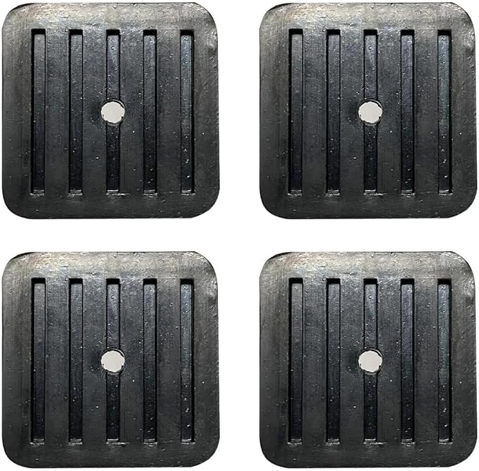 4 Pack Mini Split Anti-Vibration Pads Wall Mounting Bracket Isolator Rubber Pad by Unknown