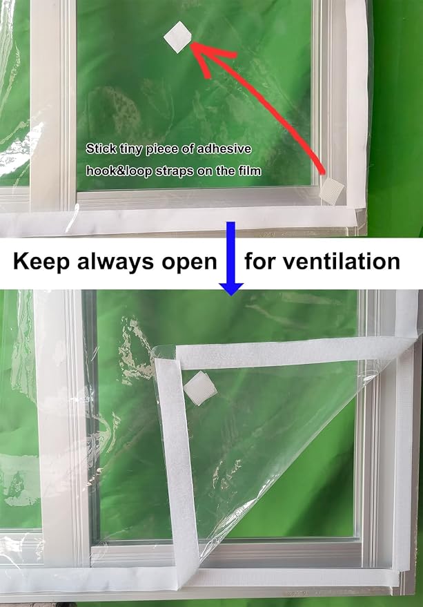 Adjutsable Window Insulation Kit 74inX79in - Image 8