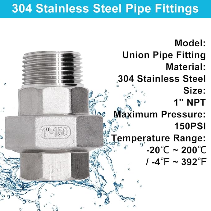 1PCS Cast Pipe Fittings Union - Image 4