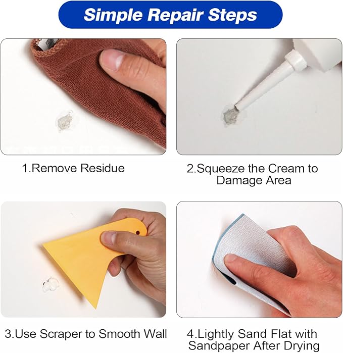 SEISSO Drywall Repair Kit, Wall Mending Agent, Patch Repair Kit - Image 8