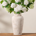 Ceramic Large Flower Vase, Rustic Vase Tall Farmhouse Decorative Vase Floral by ooit