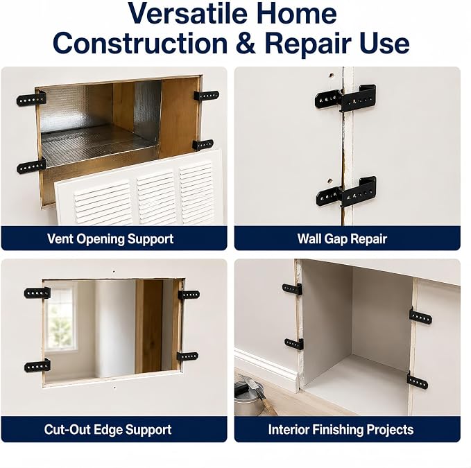 Compatible with Drywall Edge Clip & Vent Opening Panel Fixing Clip | Wall Gap - Image 2