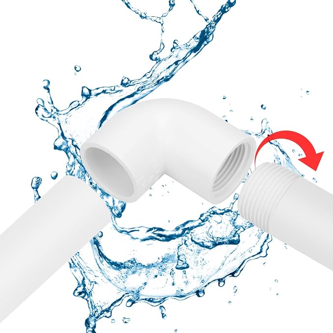 12Pack 1/2" Female Thread 90 Degree PVC Elbow Pipe Fitting SCH40 PVC Hose - Image 6