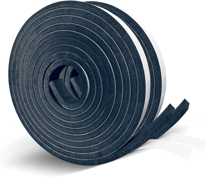 1 inch Wide x 1/8 inch Thick Foam Tape Single Sided, Closed Cell Door by Unknown