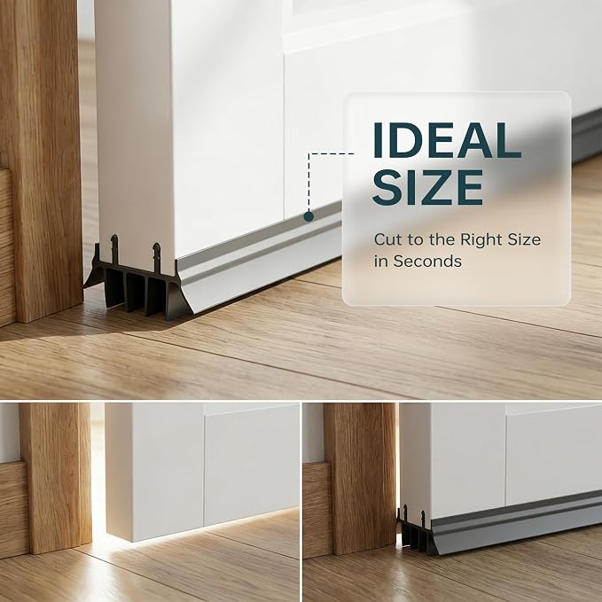 36 Inch Door Sweep Replacement, Kerf Door Bottom Seal, 2 Pack | Under Door Seal - Image 5