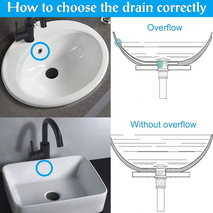 iFealClear 2 Pack Universal Pop Up Sink Drain Stopper - Image 6