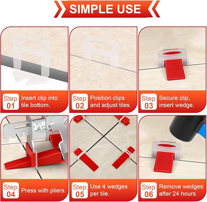 Tile Leveling System with Tile Plier, Tile Leveling System Kit - Image 6