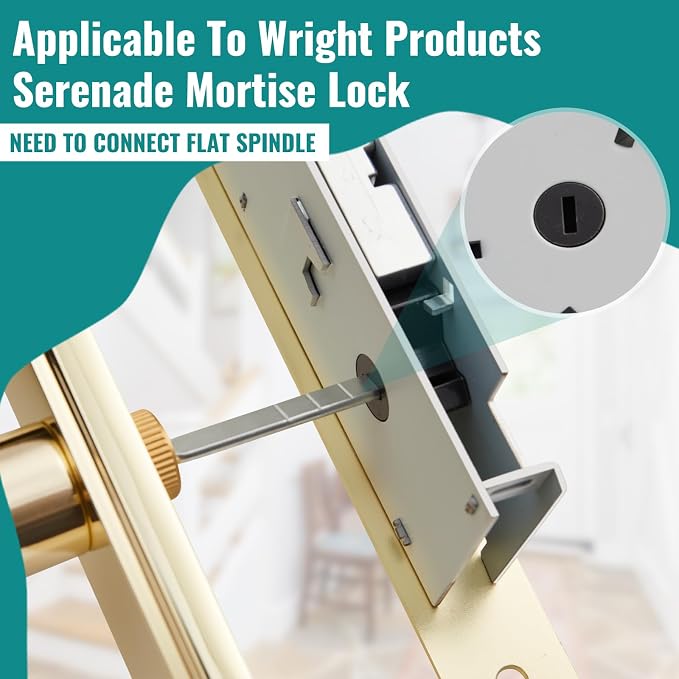 Maxxgeek Flat Slot Storm Door Mortise Lock Body Fits - Image 3