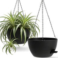 UOUZ 13 Inch 2 Pack Large Self Watering Hanging Planters by UOUZ