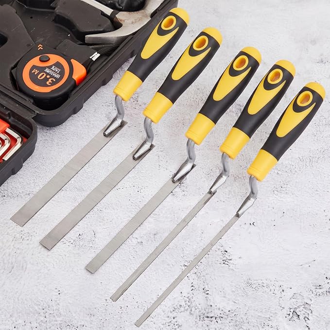 5 Pcs Pointer Trowel, 6-3/4" by 1/4", Rubber Handle | Professional Mortar - Image 6