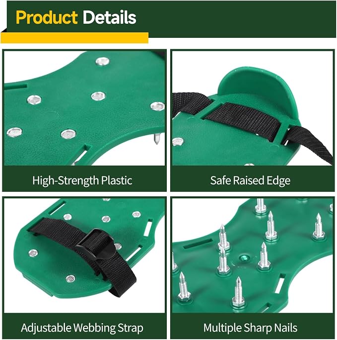Spiked Roller and Shoes Kit, 9 in Screed Spiked Roller - Image 3
