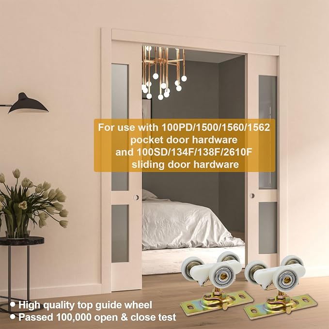 2 Pack Pocket Door Rollers Replacement - Image 7