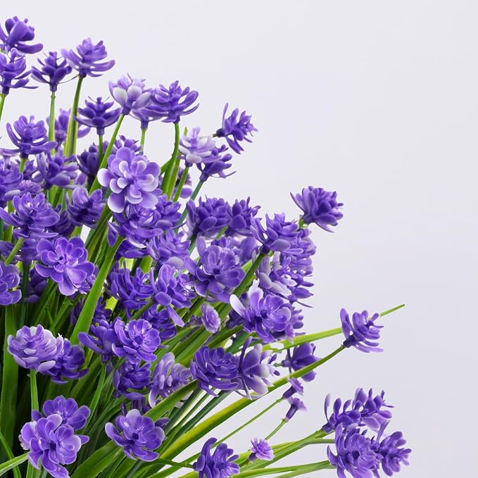 AGIRL Artificial Flowers Outdoor UV Resistant Fake Plant Garden Patio Decor | - Image 3