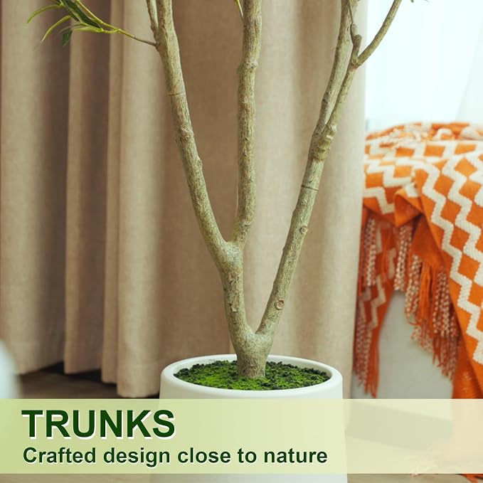 VIVATREES Olive Trees Artificial Indoor, 6FT Tall Faux Olive Tree - Image 8