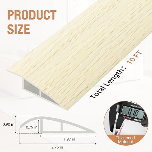 Floor Transition Strip Self Adhesive Vinyl Door Threshold Strip | Rubber - Image 5