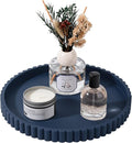 Round Bathroom Tray Perfume Organizer Coffee Table Decor, Heat-Resistant by Heagoale